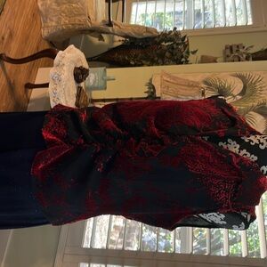 Karen Kane dressy and uniq top.